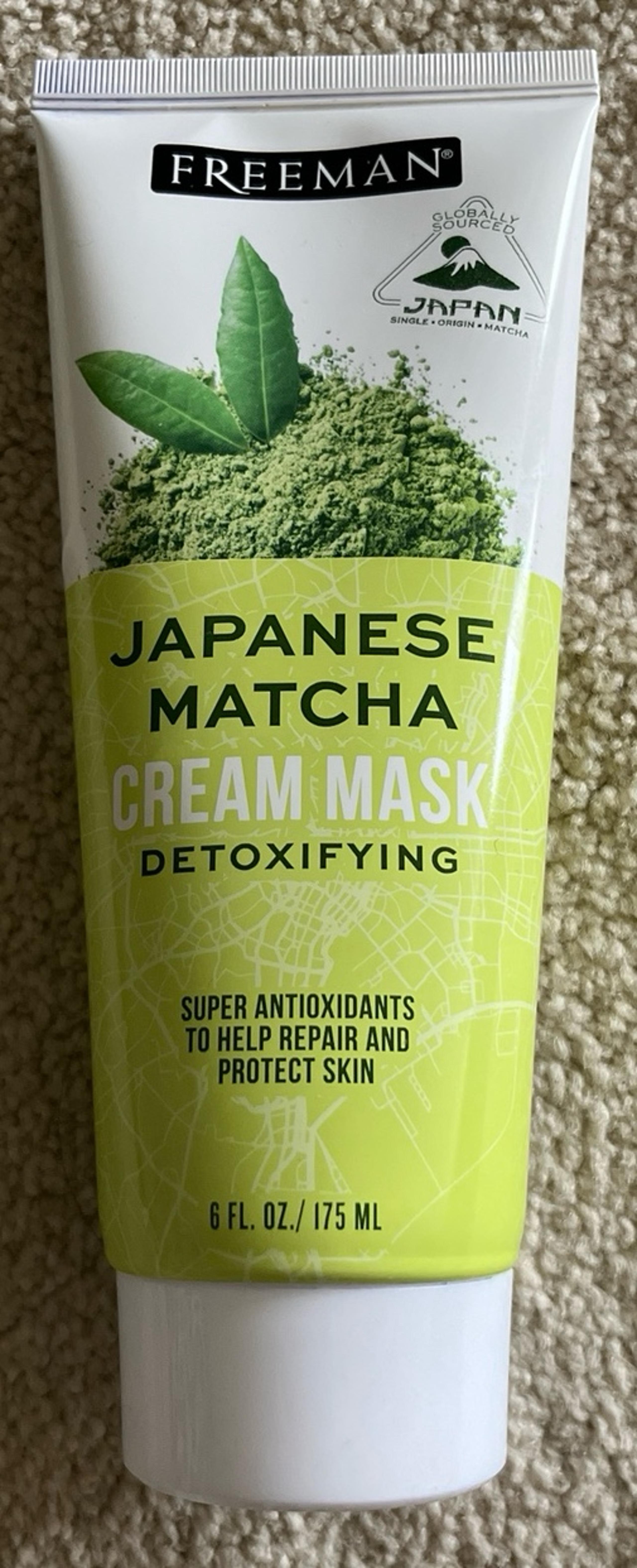 Freeman Japanese Matcha Cream Mask Detoxifying 6 FL OZ