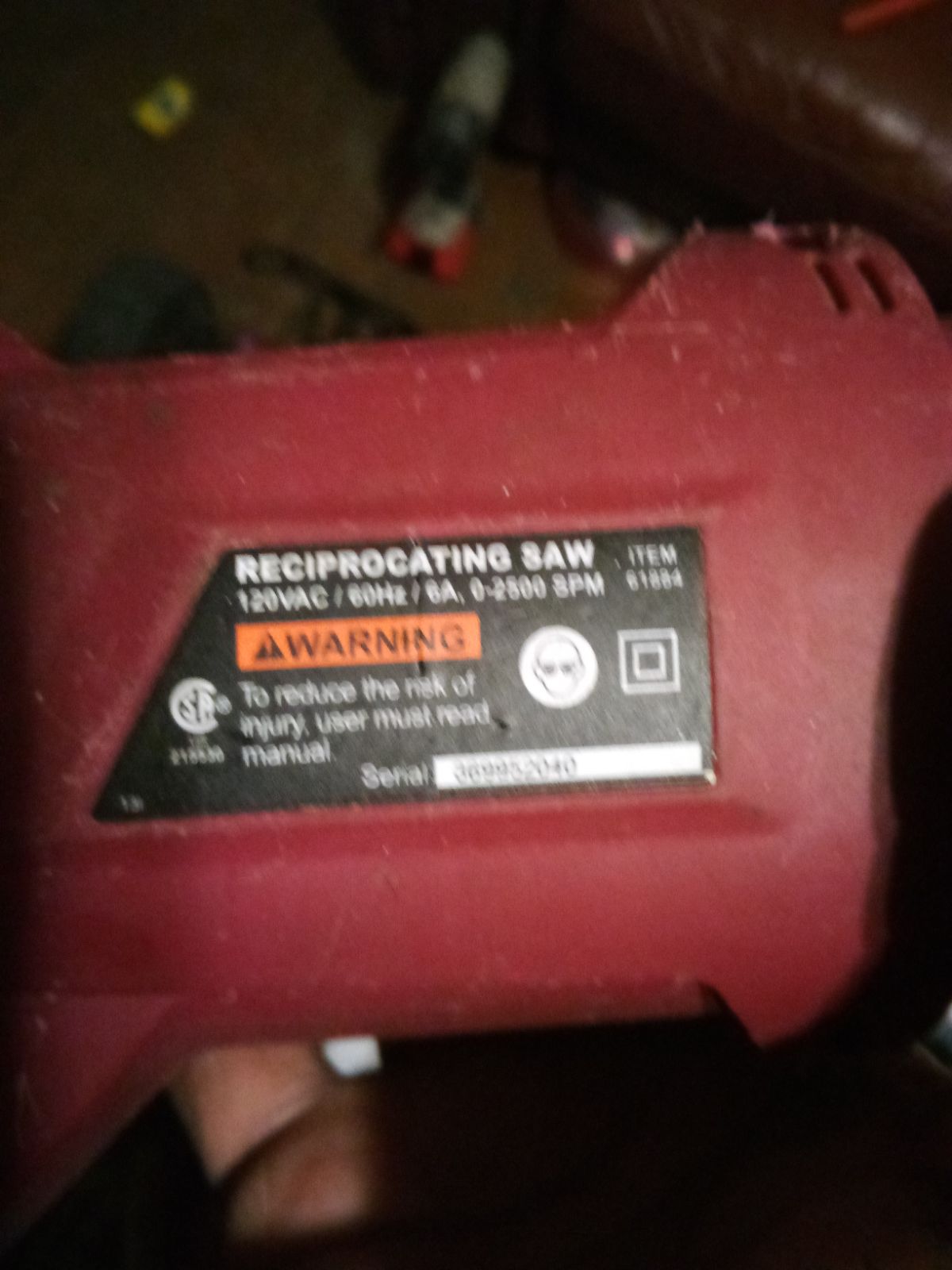 Chicago electric Circular saw shell