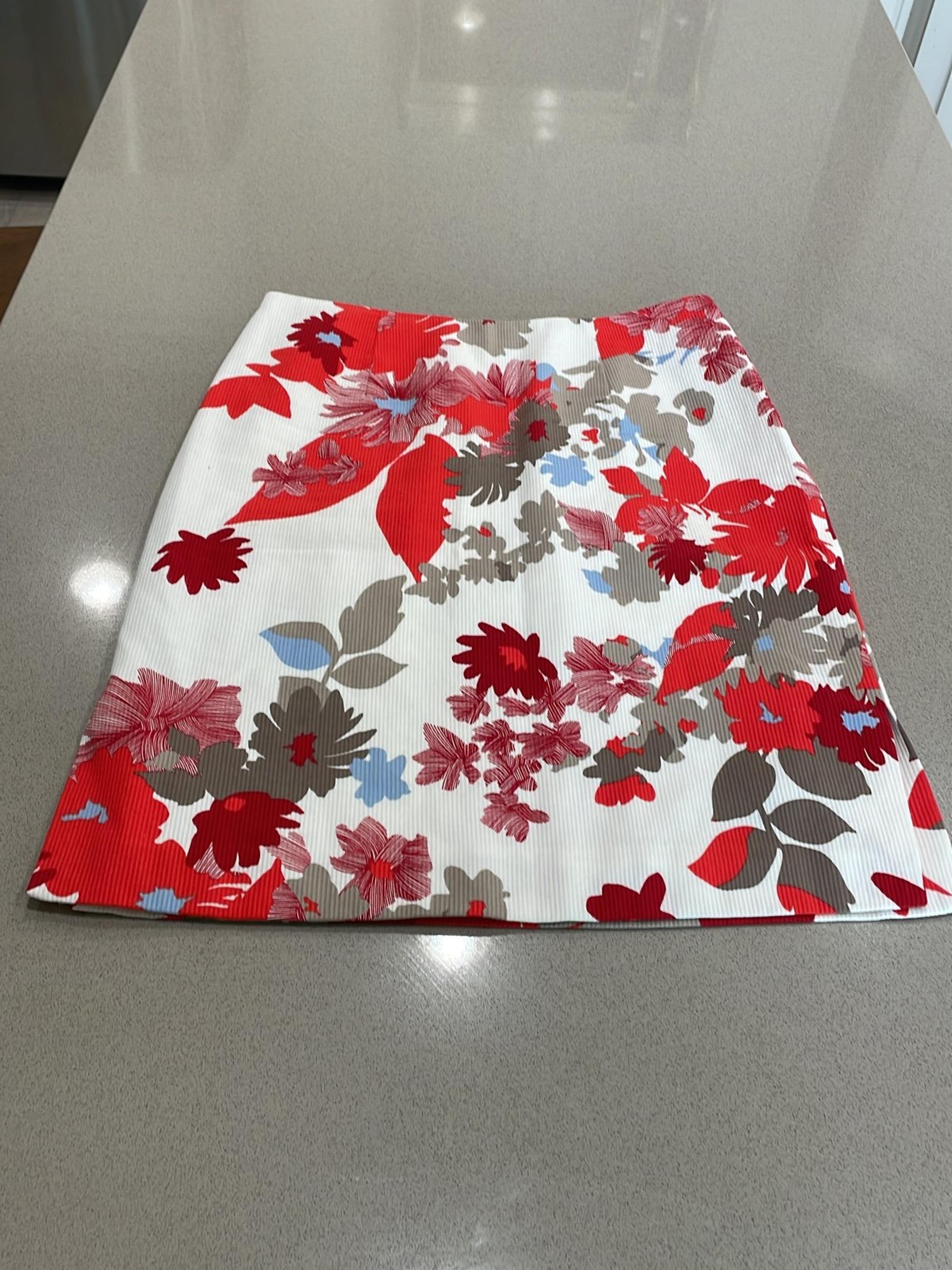 Pendleton Petite Floral Skirt 10
