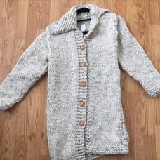 Handmade knit sweater