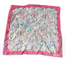 RARE Lilly Pulitzer Sutton Square Pop Silk Scarf Party Collectible