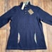 Tommy Bahama Aruba Half Snap Sweatshirt Women's Medium Blue Floral NWT 6343