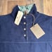 Tommy Bahama Aruba Half Snap Sweatshirt Women's Medium Blue Floral NWT 6343