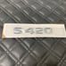 S420 Mercedes Rear Trunk Emblems Logo Badge Letter Number