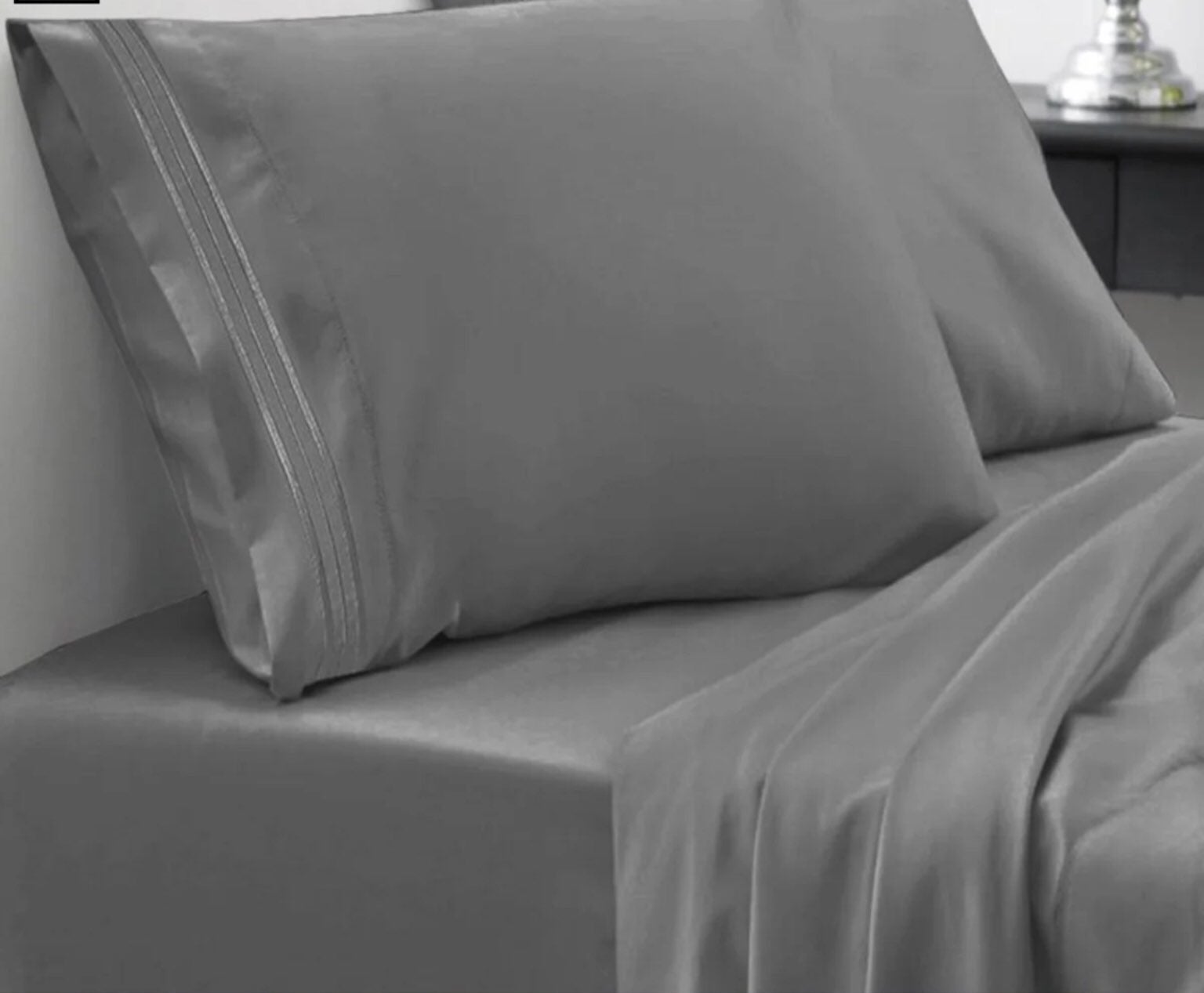 Bamboo Luxury Queen Sheet Set - Gray