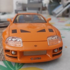 1/24 Paul walker fast and furious Mk4 toyota supra toy model