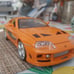1/24 Paul walker fast and furious Mk4 toyota supra toy model