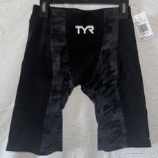 NWT TYR Shockwave Mens High Waist Jammer, Size 26, Black