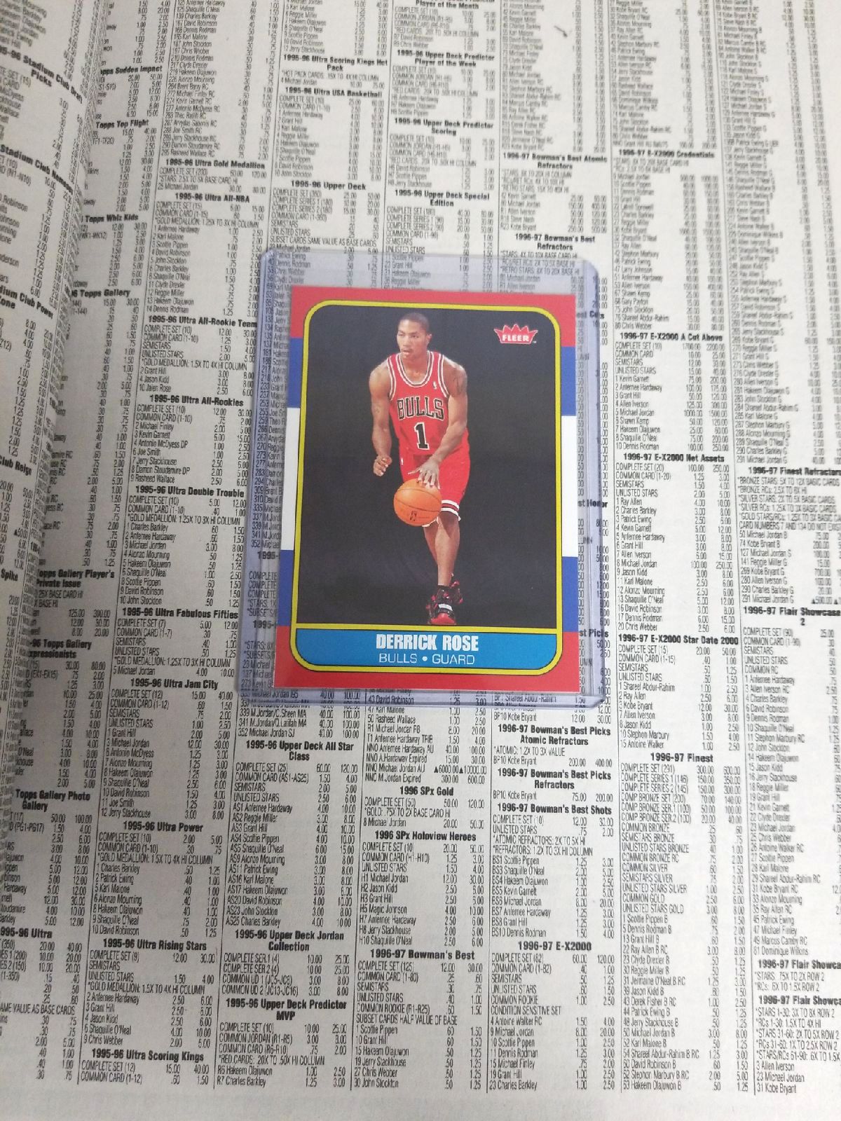 Fleer 08-09 Derrick Rose Rookie Card