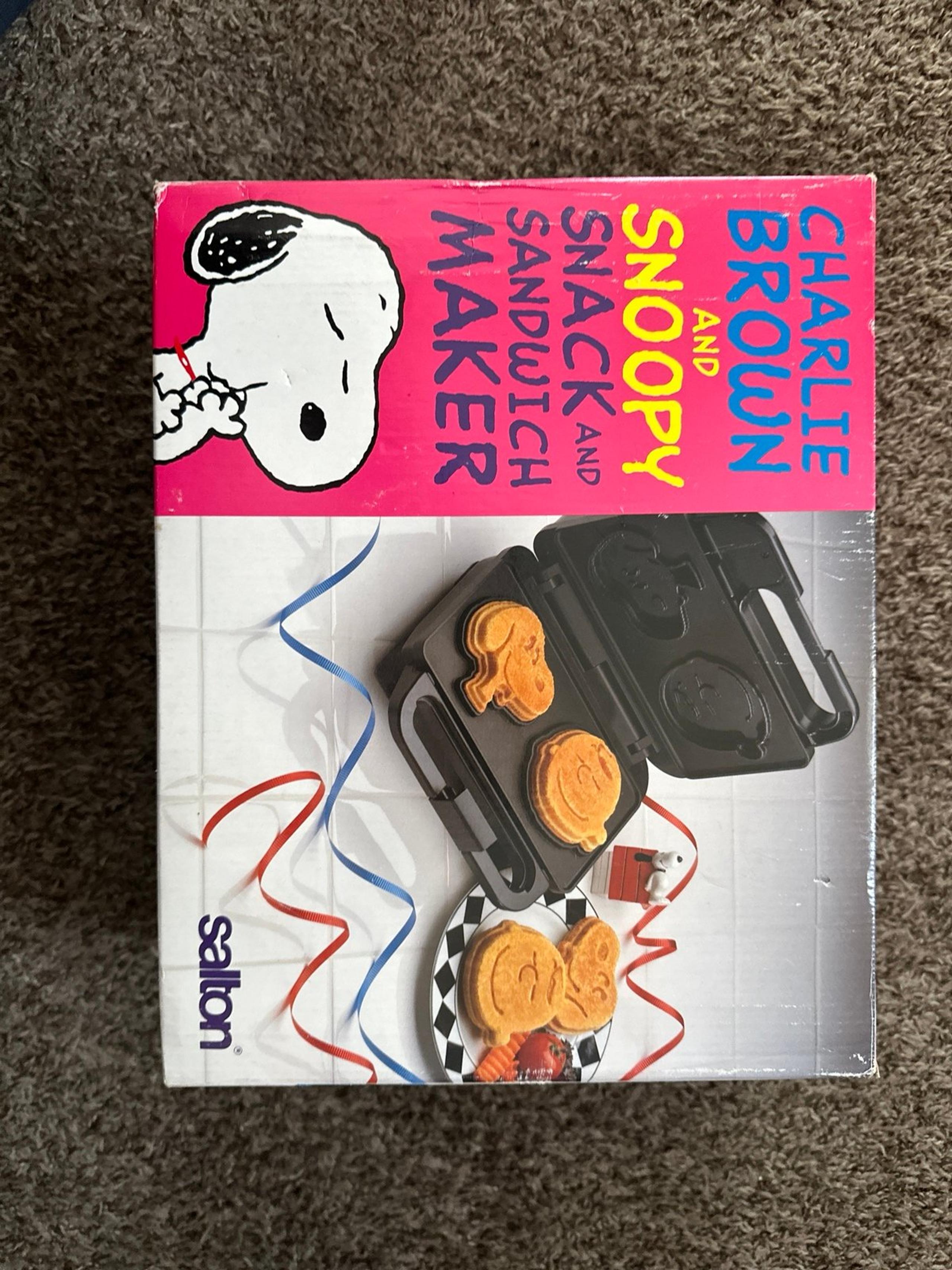 Charlie Brown And Snoopy Snack And Sandwich Maker #Vintage VERY RARE NEW