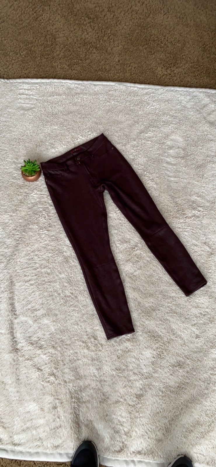 7 for all Mankind Faux Leather Pant