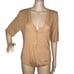 Gianni Bini Short Sleeve Tan Bodysuit Size XL