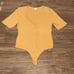 Gianni Bini Short Sleeve Tan Bodysuit Size XL