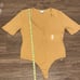 Gianni Bini Short Sleeve Tan Bodysuit Size XL