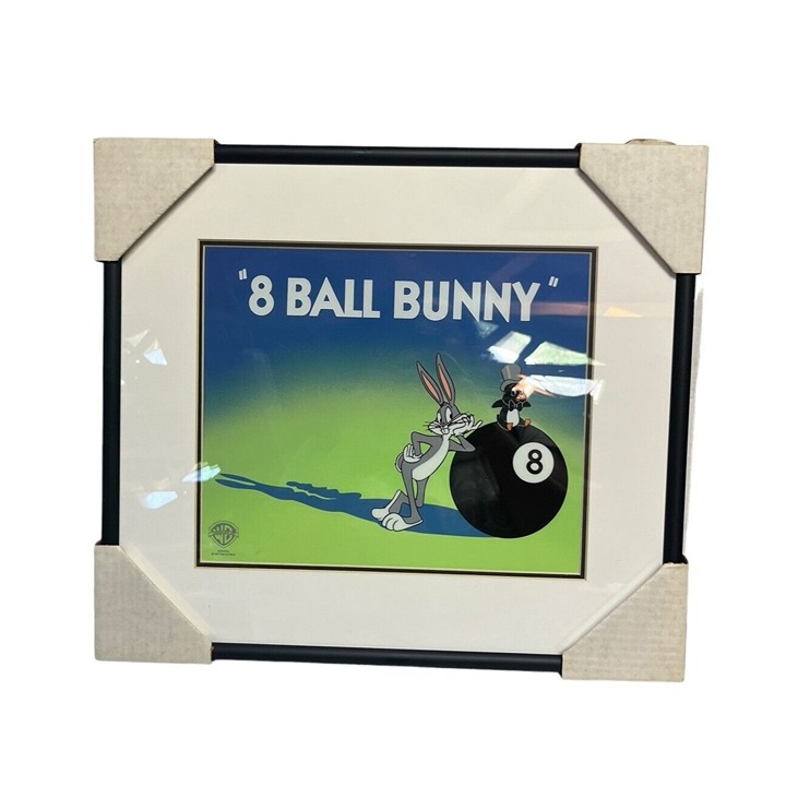 WARNER BROS 8 BALL BUNNY Limited Edition 98/2500 1997 Sericel Signed