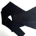 HYFVE WOMENS BLACK RIBBED CROSSOVER CROP TOP SWEATER SZ:S NWT