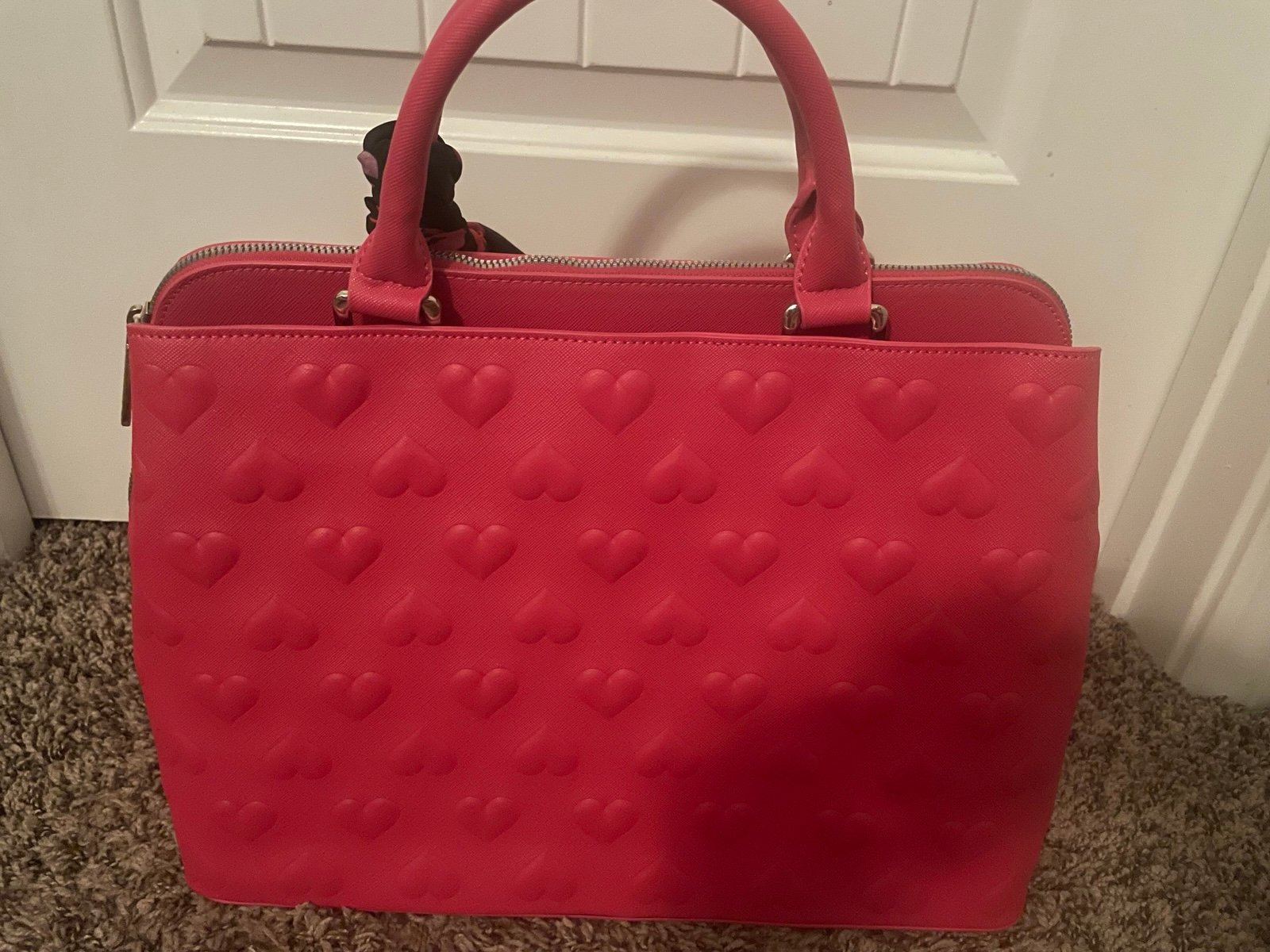 NWOT Betsey Johnson Hearts Satchel and Wallet