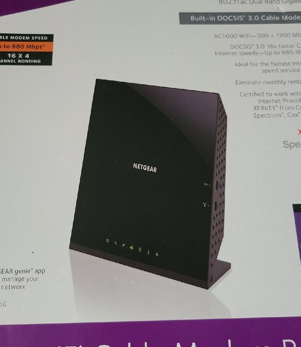 NetGear Dual-Band AC1600 Modem Router