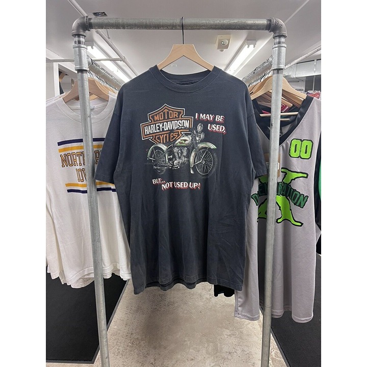 Vintage Harley Davidson 80s I May Be Used But Not Used Up Single Stitch XXL
