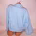 Victoria Secret Sweater XL Light Blue Solid Pullover Fleece 1/2 Zip Long Sleeve