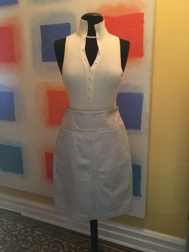 Paul Smith Leather Skirt NEW