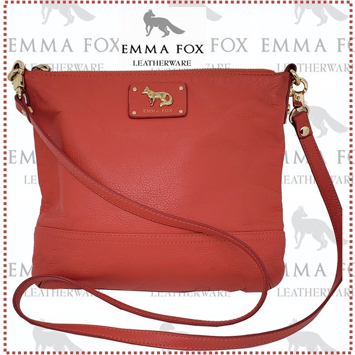 EMMA FOX Large Leather Bag | Large leather bag, Bags, Leather bag