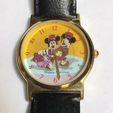 Mickey & Minnie Mouse 1998 Cast Holiday Celebration Ice Skating Character Watch