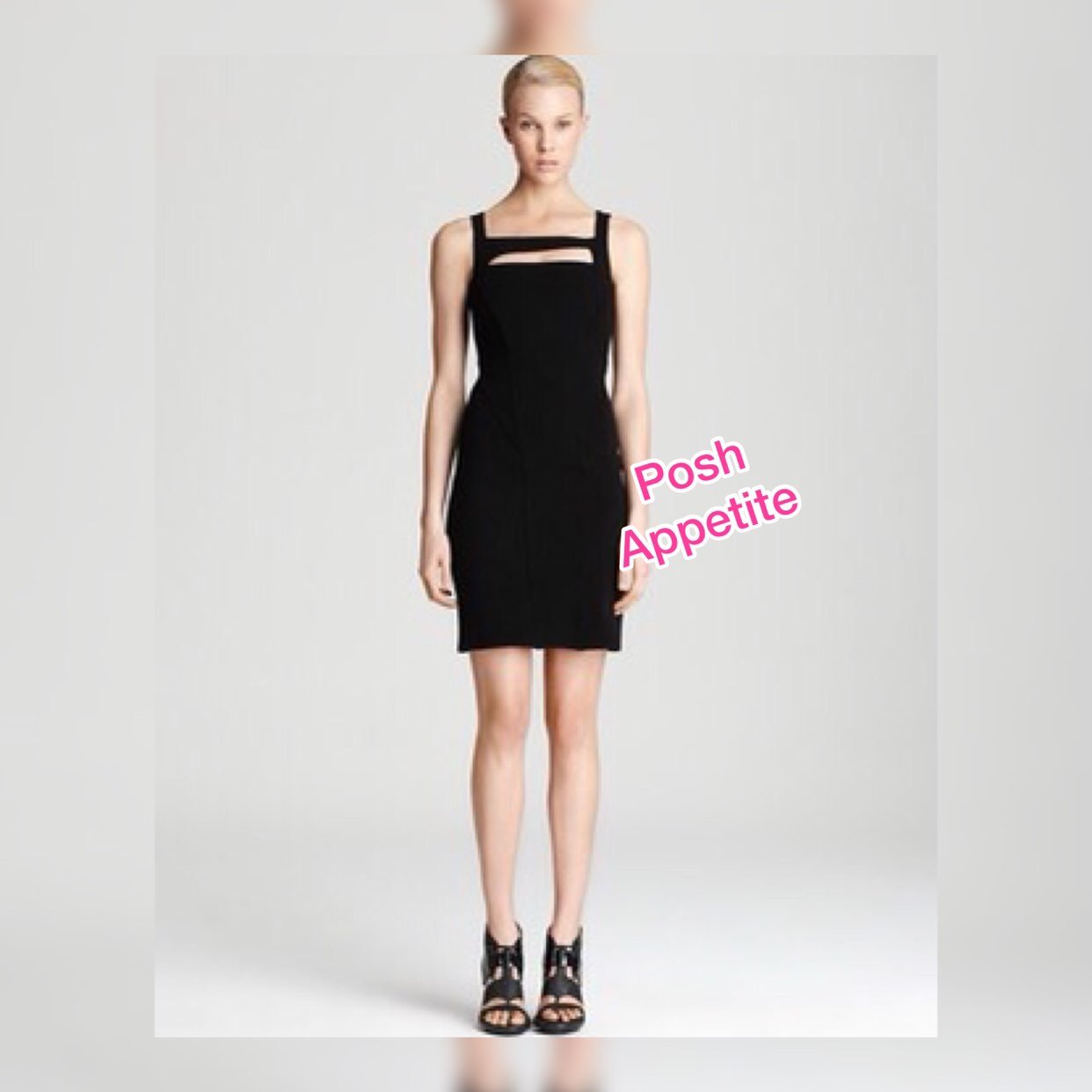 Helmut Lang cut put dress