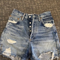 agolde jean shorts