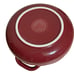 Longaberger Woven Traditions 4 Qt 10 Round Covered Casserole Paprika USA w/ Lid