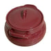 Longaberger Woven Traditions 4 Qt 10 Round Covered Casserole Paprika USA w/ Lid