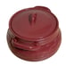 Longaberger Woven Traditions 4 Qt 10 Round Covered Casserole Paprika USA w/ Lid