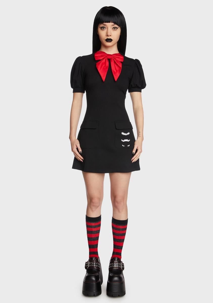 IN SEARCH OF DOLLS KILL X EMILY THE STRANGE MINI DRESS