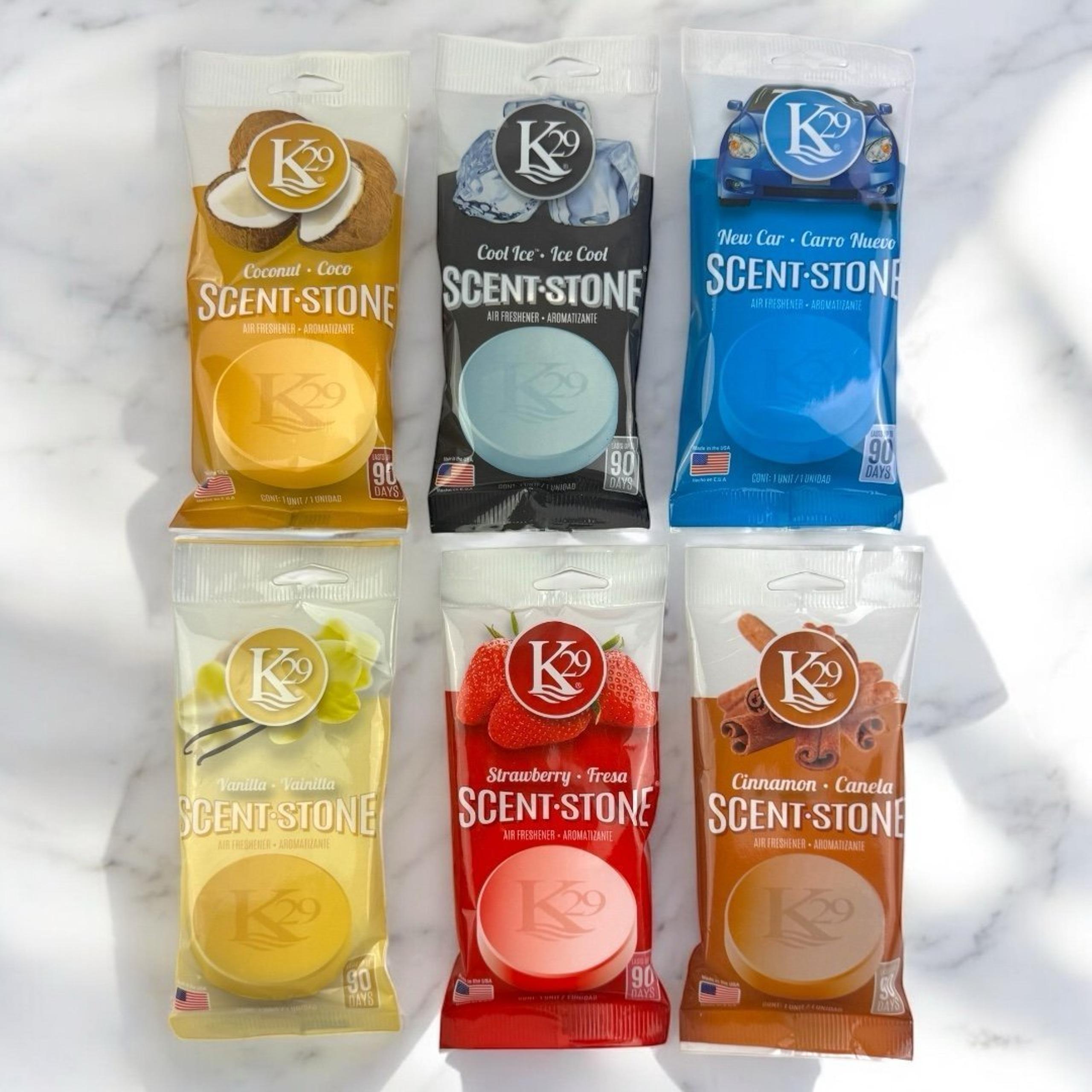 Keystone Scent K29 Scent Stone Air Freshener: Variety 6 PK