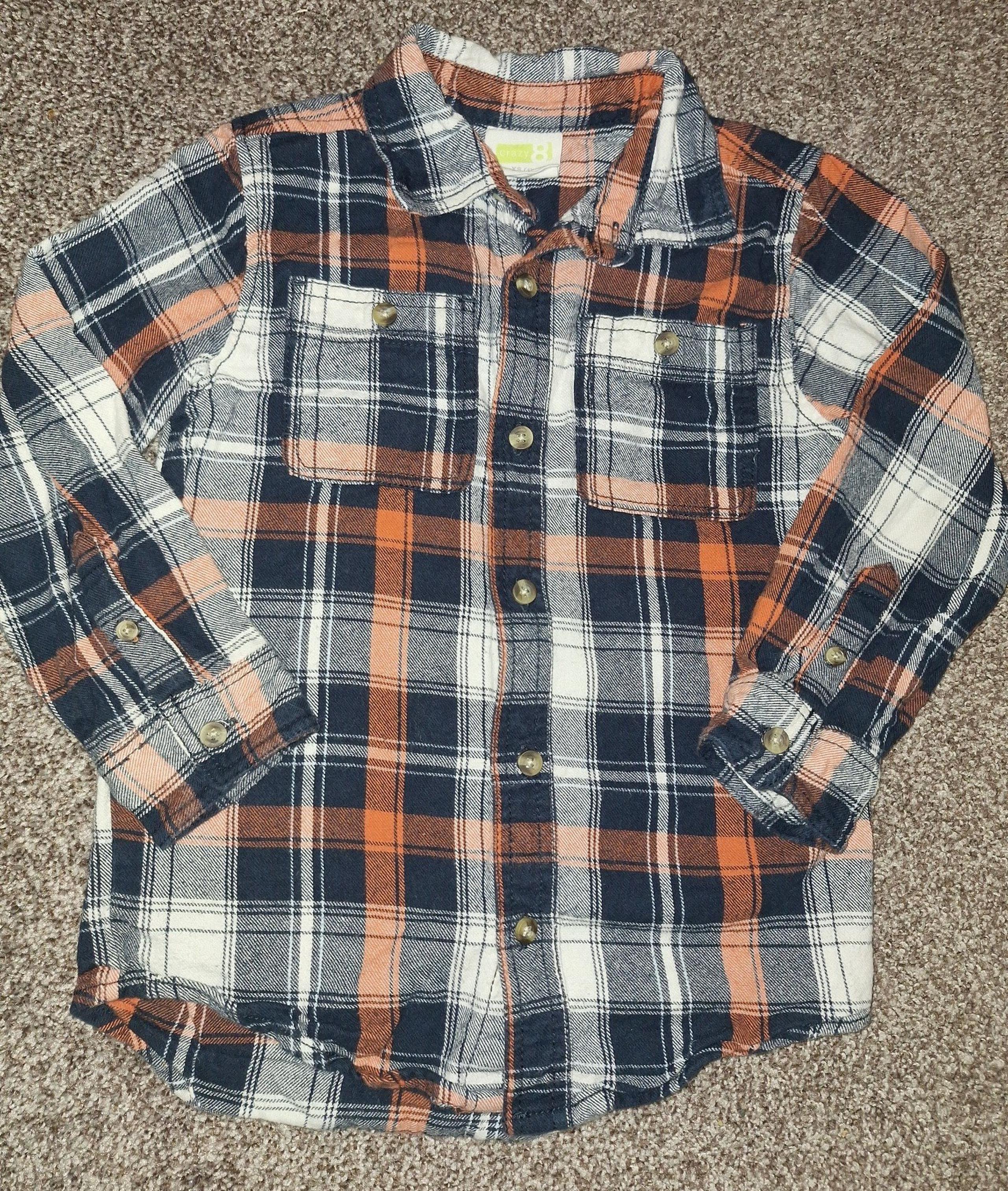Size 4 Boys Crazy 8 Button down shirt