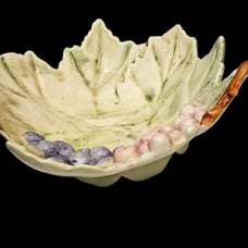 Grape leaf‎ Bowl By Jay Willfred