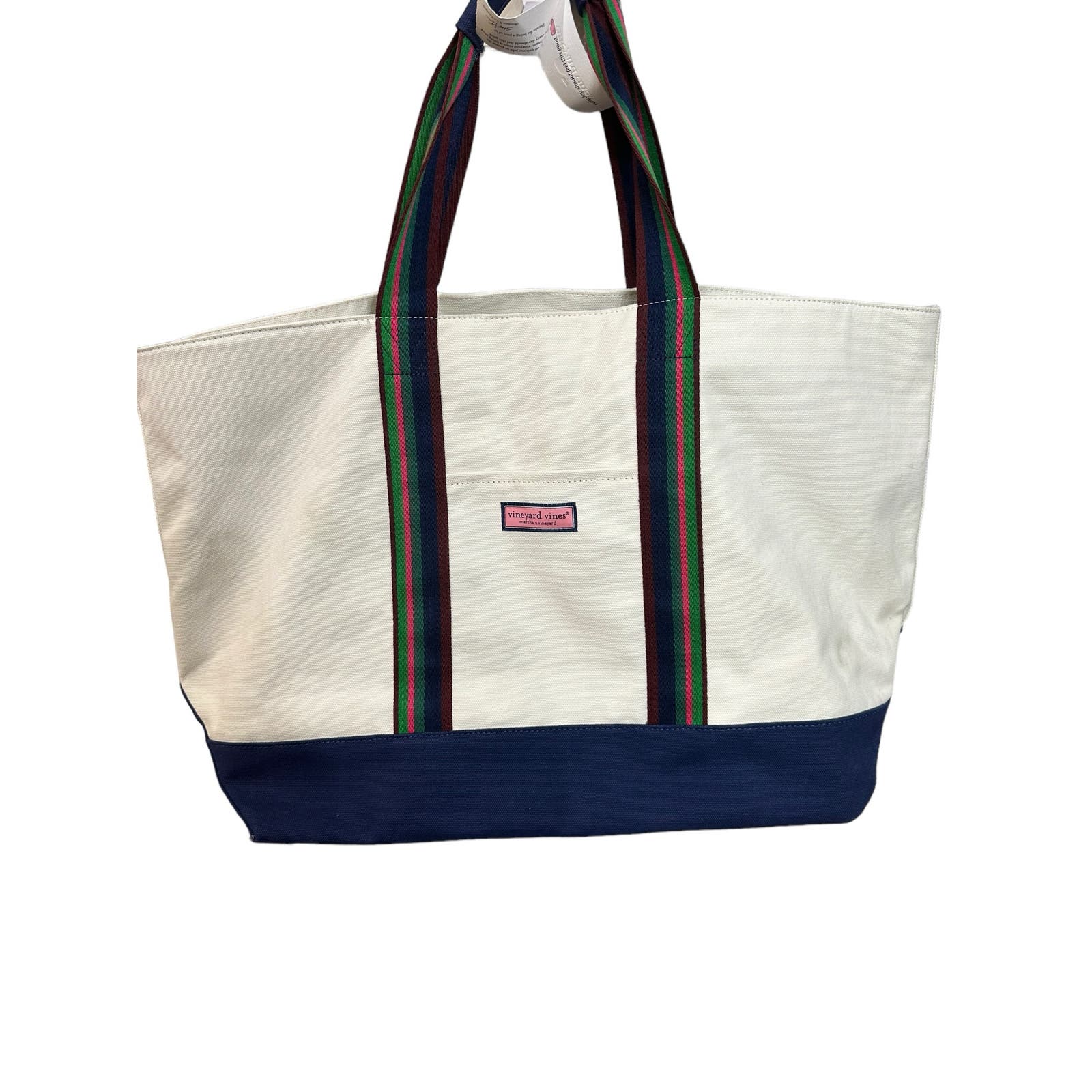 NWT Vineyard Vines Crimson Large Heritage Classic Tote Handbag One Size