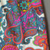 Jude Connally 16” Multicolor Paisley Drawstring Active Golf Skirt Size Small