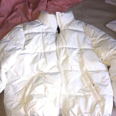 White puffer jacket