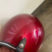 Vintage 1970s Era Hustler 200 Motorcycle Helmet Burgundy W/ Face Shield FOR DIS