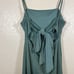 Birdy Grey Bridesmaid Dress Green Crepe Sea Glass Benny Prom Lined Large NWT