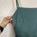 Birdy Grey Bridesmaid Dress Green Crepe Sea Glass Benny Prom Lined Large NWT
