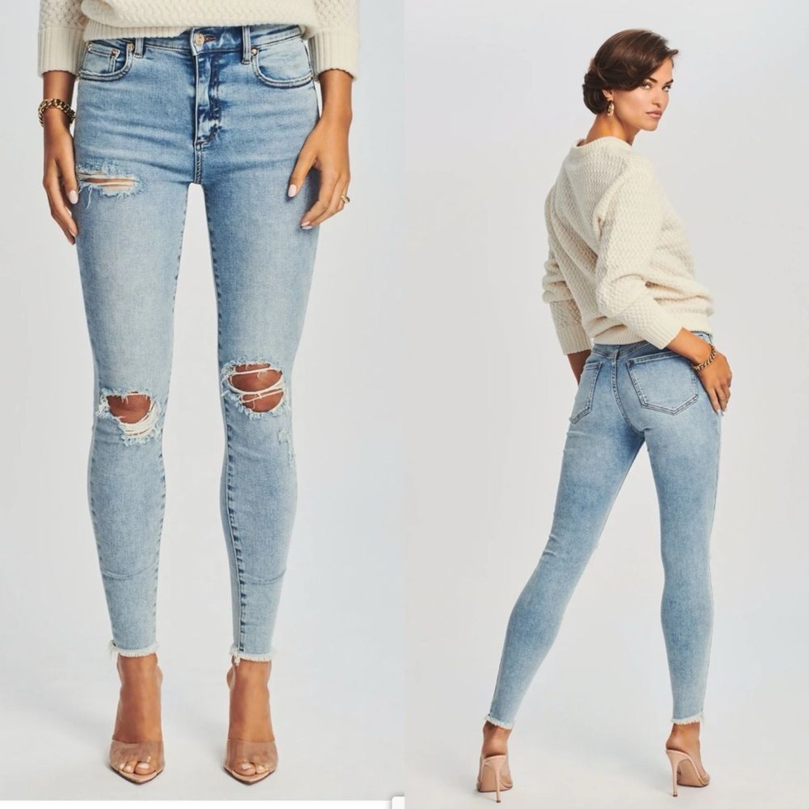 SER.O.YA Maya Mid Rise Jeans in Coastline, NWT, Size 25, MSRP 275