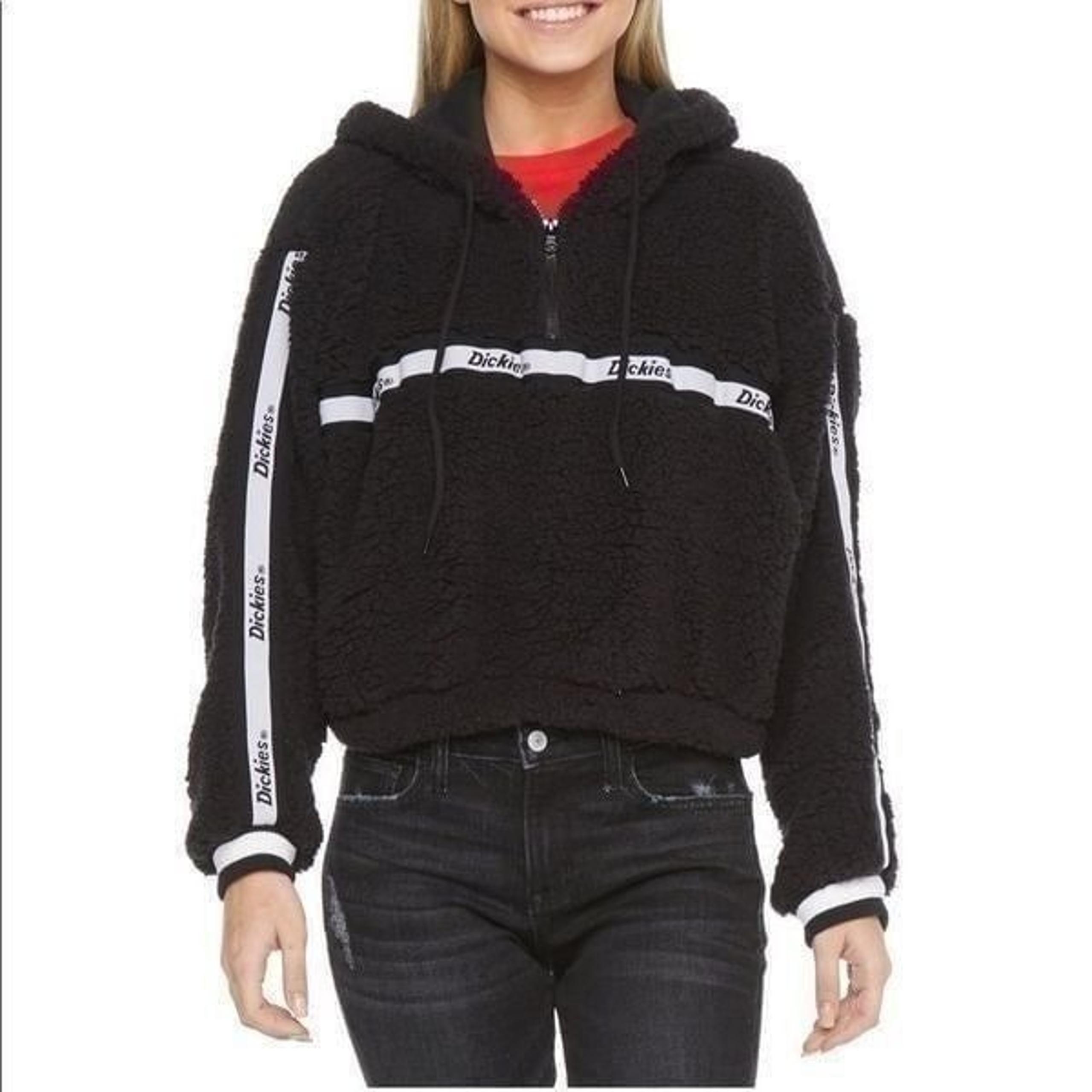 Dickies cropped hoodie black sweater M