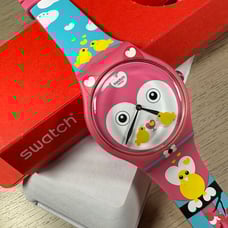 NEW✅LIMITED EDITION✅ Swatch SUOZ190 Choupinou Ladies Watch