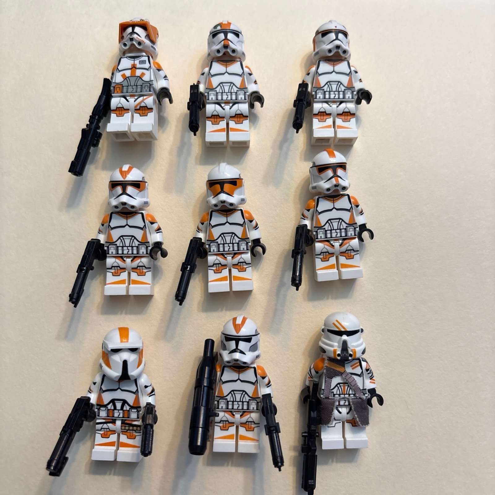 9x LEGO Star Wars 212th CLONE ARMY CUSTOM Minifigure Clone Wars