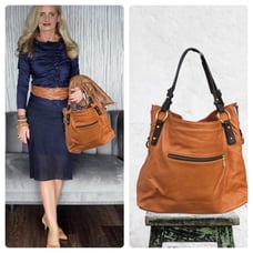 NWOT Genuine leather purse made in Italy