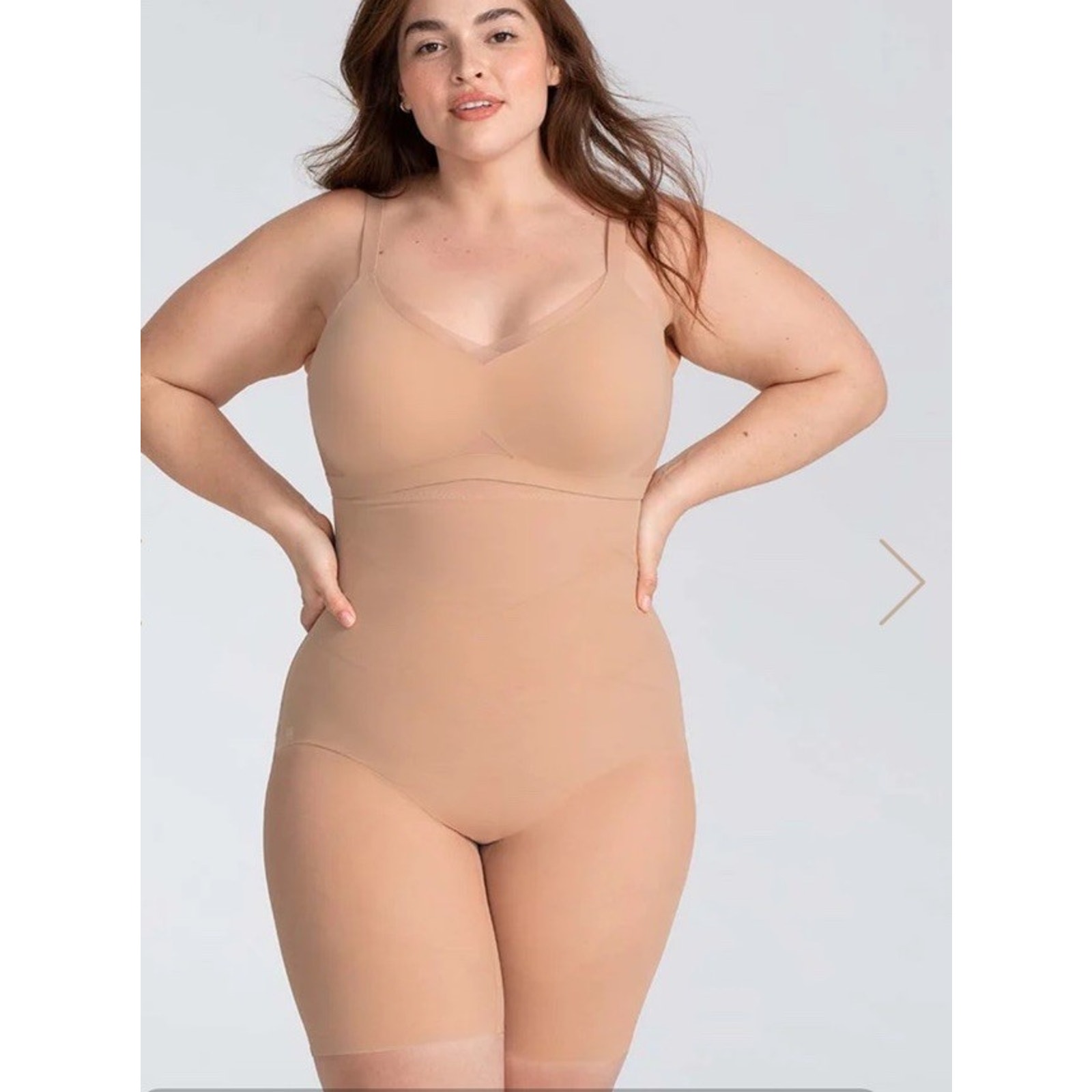 Honeylove SculptWear SuperPower Short All-Over Sculpt 3X Sand Color NWOT 89