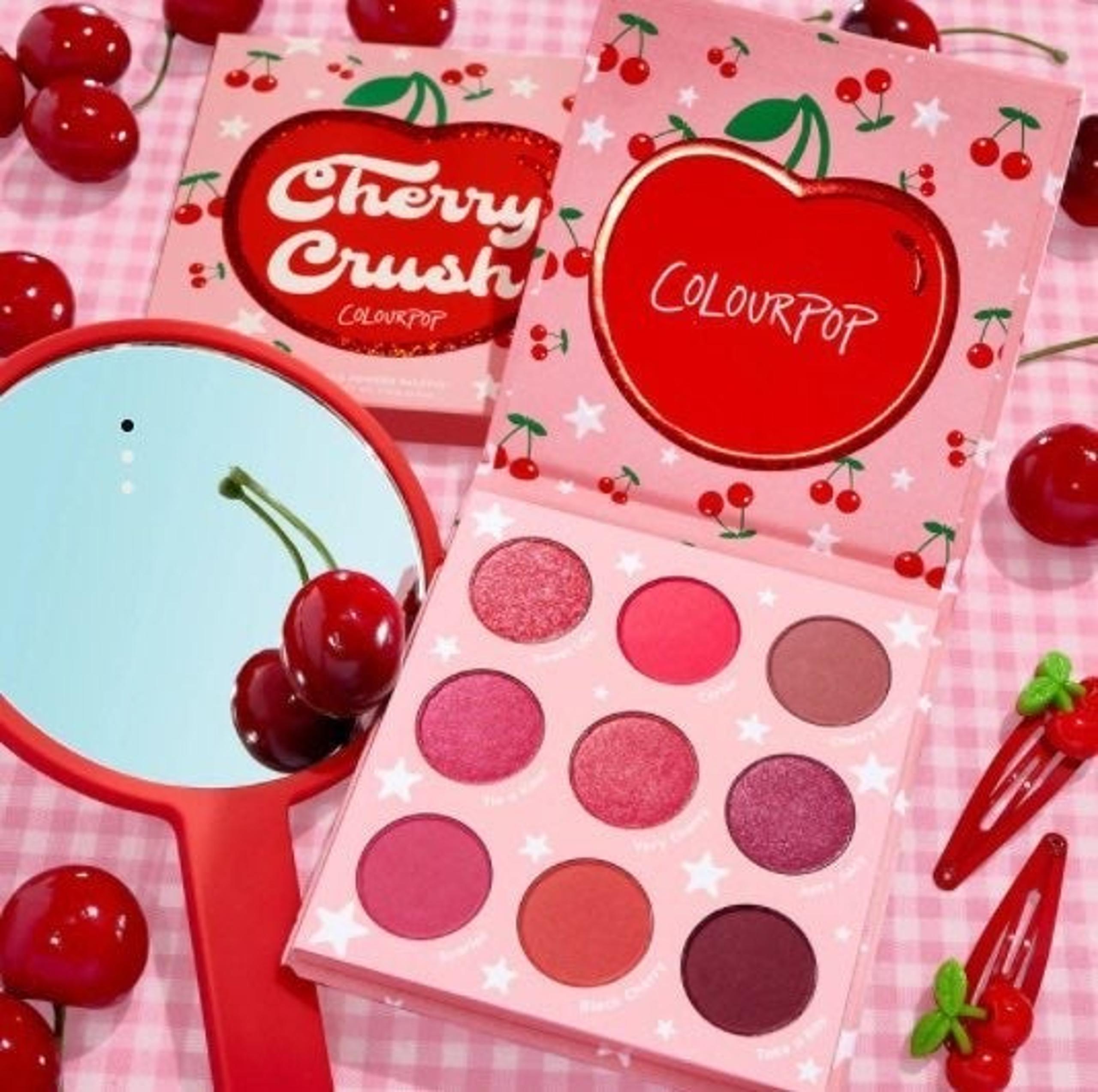 Colourpop  bundle Mirror and Cherry Crush Pressed  Eyeshadow Palette