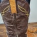 Vintage Tony Lama Mens Tan Shrunken Shoulder 2023 Size 8 D